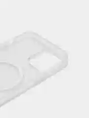 Прозрачный чехол MagSafe для iPhone, прозрачный, силиконовый