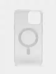 Прозрачный чехол MagSafe для iPhone, прозрачный, силиконовый