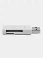 Белый картридер для карт памяти micro SD, до 2 TB