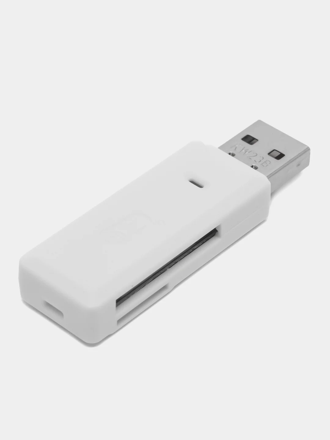Белый картридер для карт памяти micro SD, до 2 TB