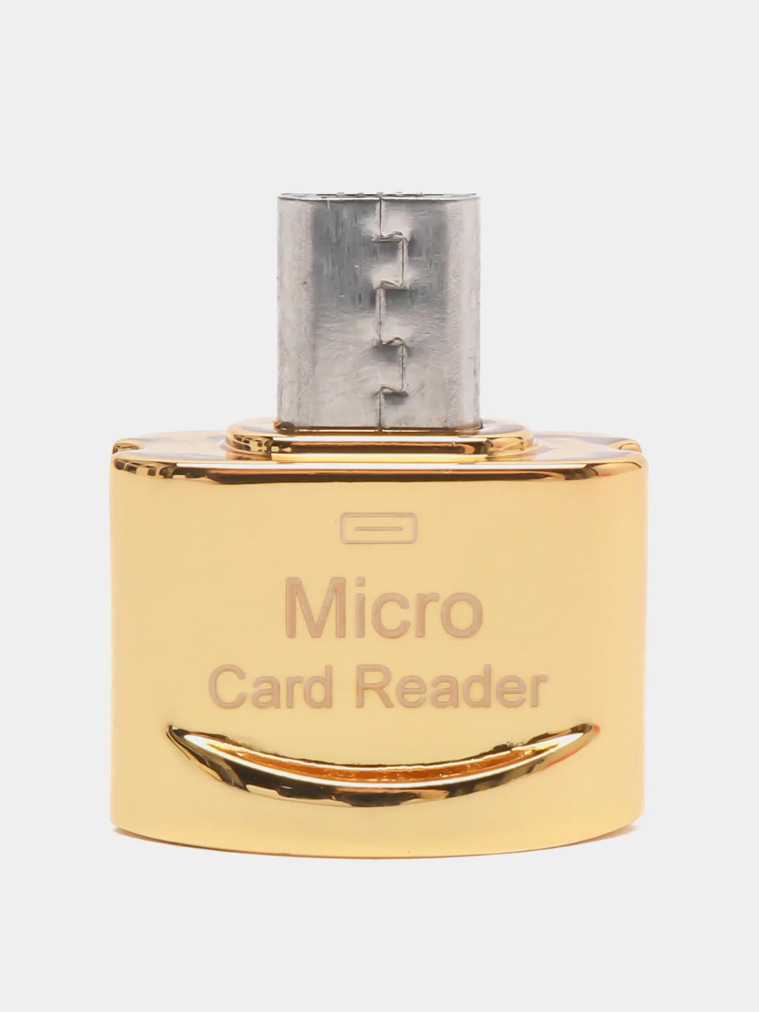 Желтый картридер для телефона c карабином и кольцом, для карт памяти micro SD, до 2 TB