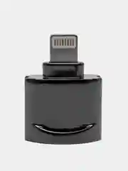 Угольный картридер для телефона c карабином и кольцом, для карт памяти micro SD, до 2 TB