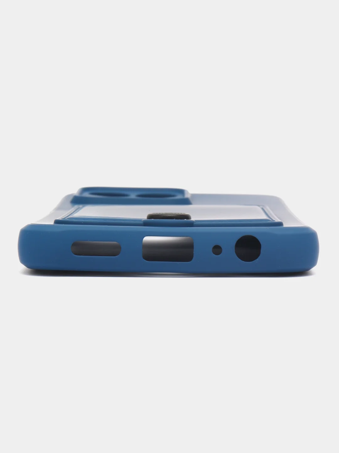 Синий чехол Honor X6, Honor X8 5G (Хонор Х6, Х8 5Г), силиконовый, с карманом для карты