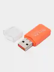 Оранжевый картридер для карт памяти формата micro SD до 512 Gb