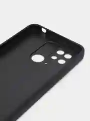 Угольный чехол на Xiaomi Redmi 10C Poco C40 (Сяоми Редми 10С Поко С40), пластиковый, под стекло