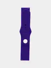Фиолетовый силиконовый ремешок для Xiaomi Amazfit Bip / Huawei / Samsung, 20 мм / 22 мм, с кнопкой