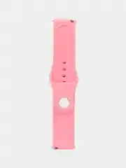 Пастельно-коралловый силиконовый ремешок для Xiaomi Amazfit Bip / Huawei / Samsung, 20 мм / 22 мм, с кнопкой
