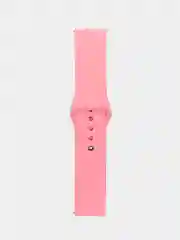 Пастельно-коралловый силиконовый ремешок для Xiaomi Amazfit Bip / Huawei / Samsung, 20 мм / 22 мм, с кнопкой