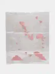 Розовый вакуумный пакет для хранения вещей, с клапаном