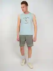 Голубой пижама мужская