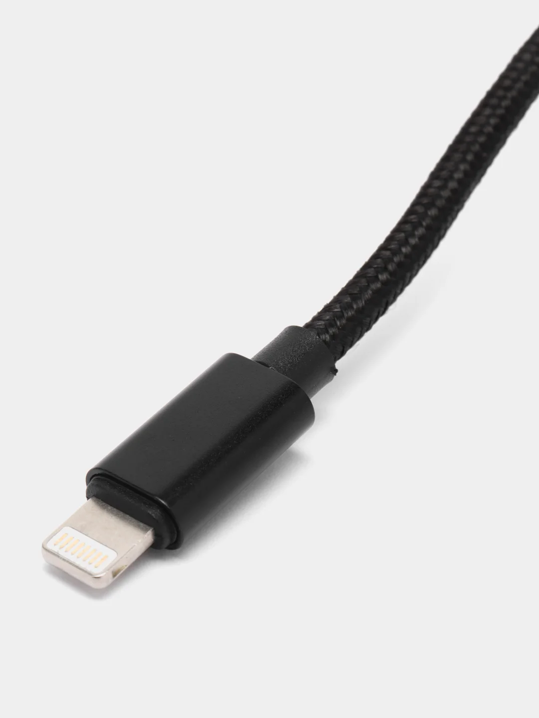 Хром плетеный зарядный кабель на iPhone, зарядка Lightning, 1 и 2 м