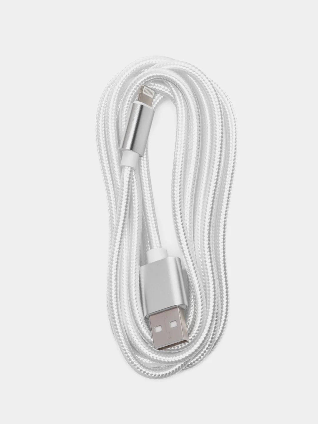 Розовый плетеный зарядный кабель на iPhone, зарядка Lightning, 1 и 2 м