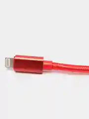 Красный плетеный зарядный кабель на iPhone, зарядка Lightning, 1 и 2 м