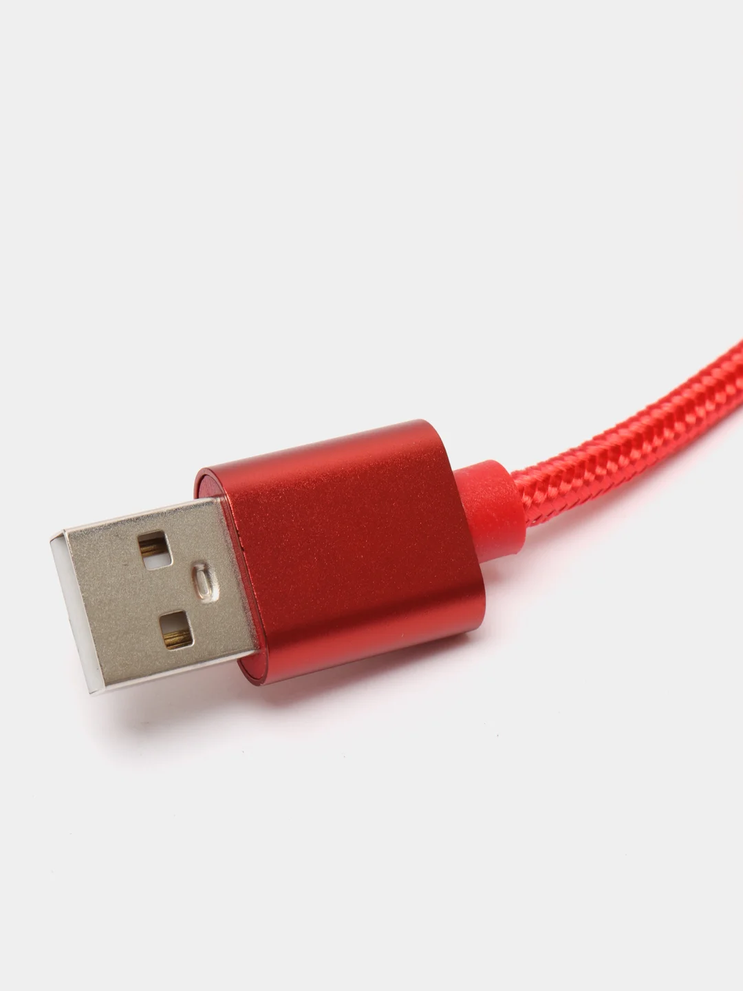 Красный плетеный зарядный кабель на iPhone, зарядка Lightning, 1 и 2 м