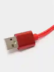 Красный плетеный зарядный кабель на iPhone, зарядка Lightning, 1 и 2 м