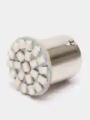 Лампа, 12В, LED, P21W, 22 диода, в повороты, синий свет, в цоколе BA15S