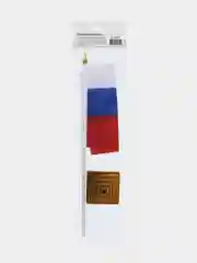 Флаг России, триколор РФ настольный 14х21 см, без герба, Brauberg/staff, 550184