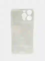 Бежевый чехол на iPhone 14, 14 Pro, 14 Plus, 14 Pro Max, с рисунком и защитой камеры