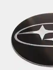 Черный наклейки на диски, колпаки SUBARU сферические, изогнутые Субару, 54 мм, 4 штуки