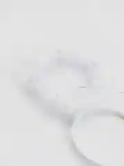 Белый ободок карнавальный