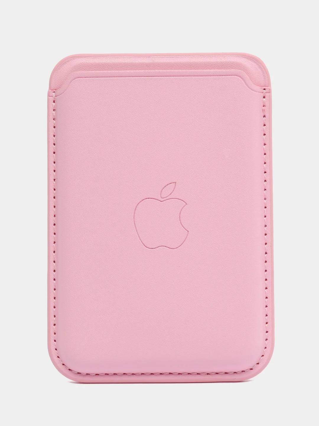 Розовый картхолдер (держатель для карт) из исскуственной кожи Mag Safe для iPhone