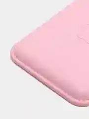 Розовый картхолдер (держатель для карт) из исскуственной кожи Mag Safe для iPhone
