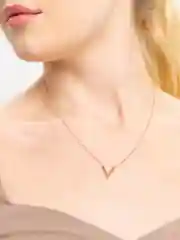 Алый цепочка женская на шею, медицинская сталь