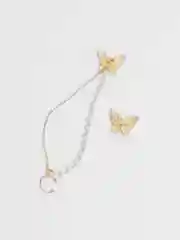 Серьги, с бабочкой
