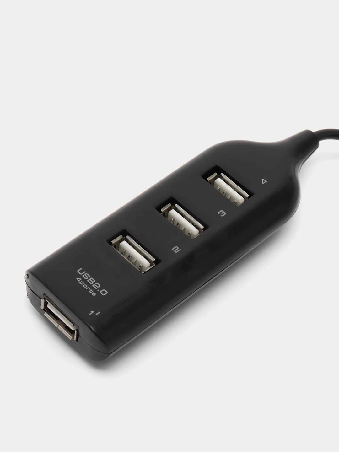 Черный разветвитель 4 в 1 USB HUB