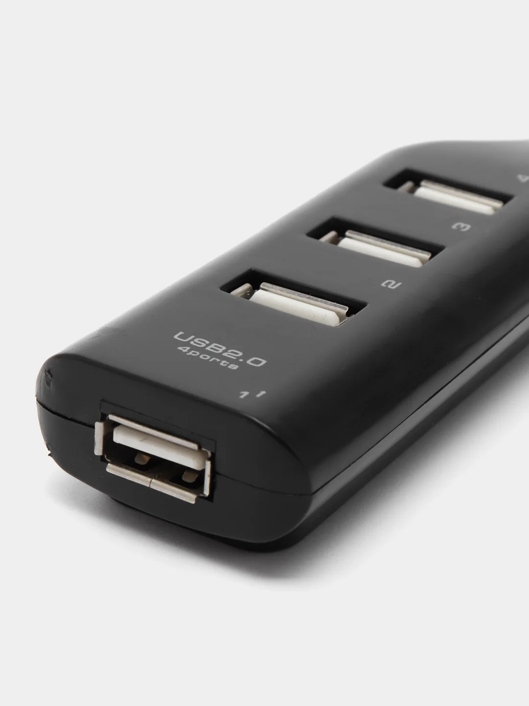 Черный разветвитель 4 в 1 USB HUB