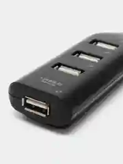 Черный разветвитель 4 в 1 USB HUB