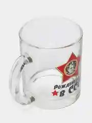Алый кружка Чайная "Рожденные в СССР"