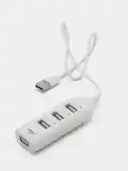 Белый разветвитель 4 в 1 USB HUB