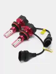 Светодиодные лед лампы для авто, led в фары, 2шт., H1, H4, H7, H11