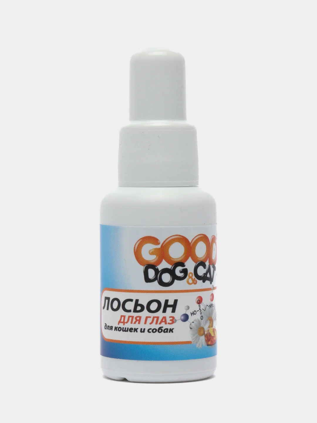 Лосьон Good Dog&Cat для глаз кошек и собак с экстрактом ромашки и янтарной кислотой, 30 мл