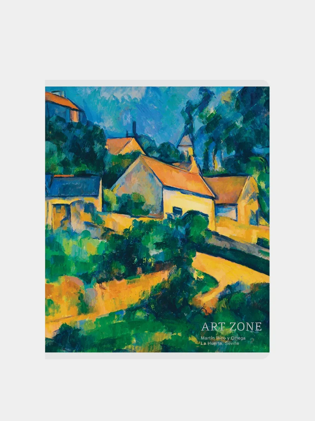 Тетрадь 80л., А5, клетка Greenwich Line "Art zone", матовая ламинация, 70г/м2