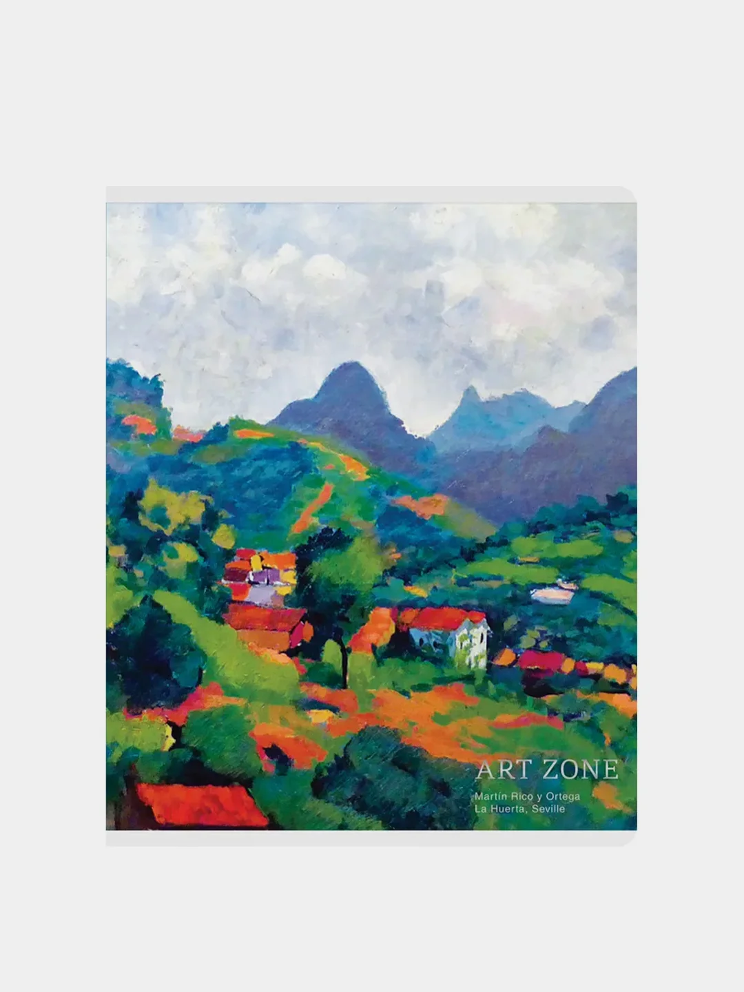 Тетрадь 80л., А5, клетка Greenwich Line "Art zone", матовая ламинация, 70г/м2