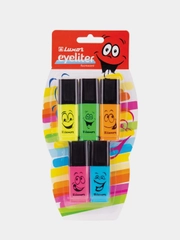 Набор текстовыделителей Luxor "Eyeliter" 05цв., 1-4,5 мм