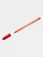 Ручка шариковая Luxor "InkGlide 100 Icy" красная, 12 шт., 0,7мм, трехгран.