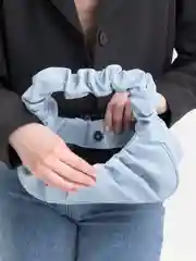 Голубой женская сумка через плечо