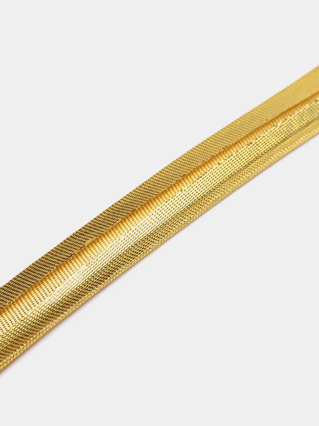 Золотой косая бейка, парча, ширина 1,5 см, длина 3 м