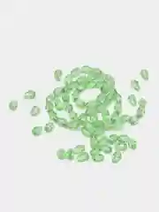 Лайм бисер  бусина стеклянная каплевидная 4 х 6 мм 8 г/уп.