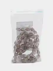 Светло-синий бисер  бусина стеклянная каплевидная 4 х 6 мм 8 г/уп.