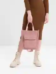 Розовый сумка-шоппер