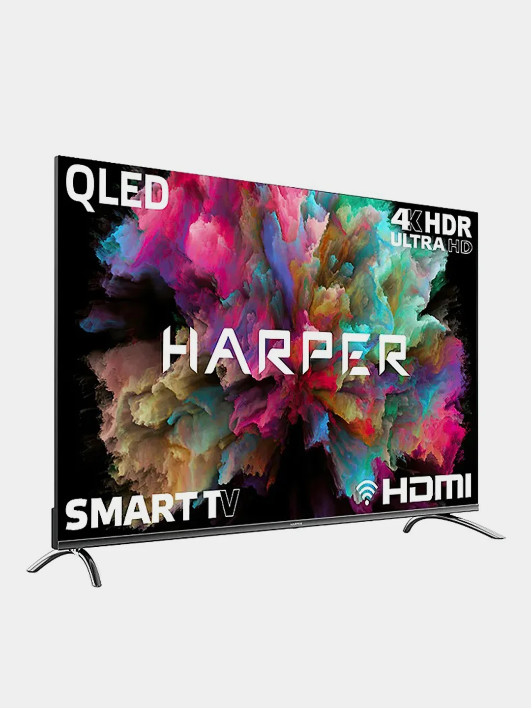 Телевизор Harper 55Q850TS, 4K, Ultra HD, с QLED, Smart TV, Wi-Fi, 55", Android 11