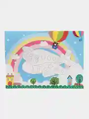Голубой набор для детского творчества, 20 видов