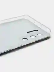 Бирюзовый силиконовый чехол на Huawei P30 Pro / Хуавей P30 Pro прозрачный, с рисунком, защита камеры