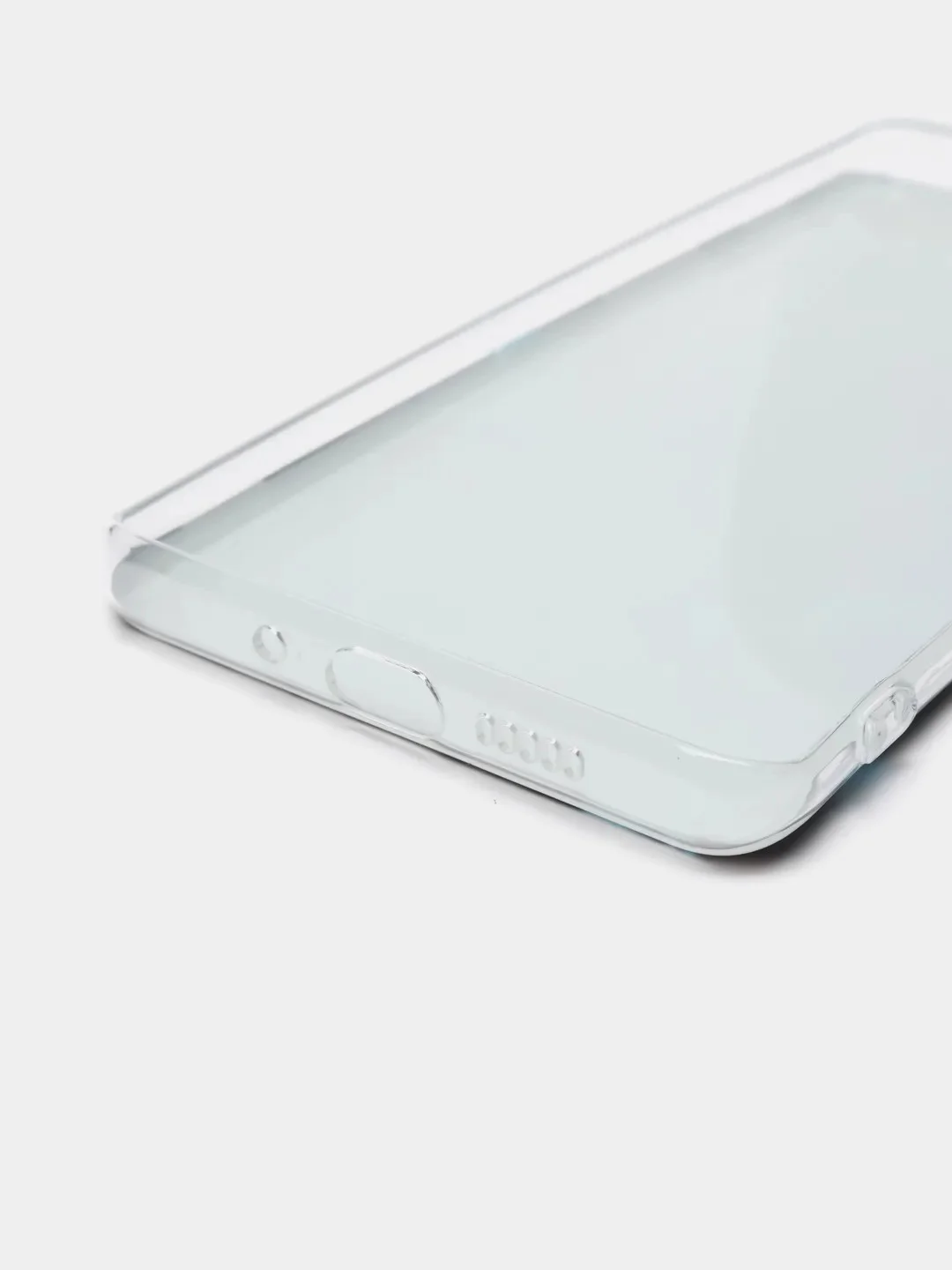Бирюзовый силиконовый чехол на Huawei P30 Pro / Хуавей P30 Pro прозрачный, с рисунком, защита камеры