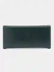 Зеленый кошелек женский из искуственной кожи (экокожи) на магните