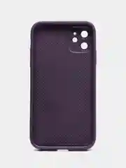Фиолетовый чехол для iPhone 11, айфон 11 с защитой камер